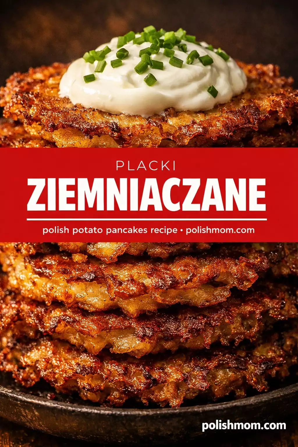 Crispy Polish Potato Pancakes (Placki Ziemniaczane) — 5 Ingredients, 20 Minutes
