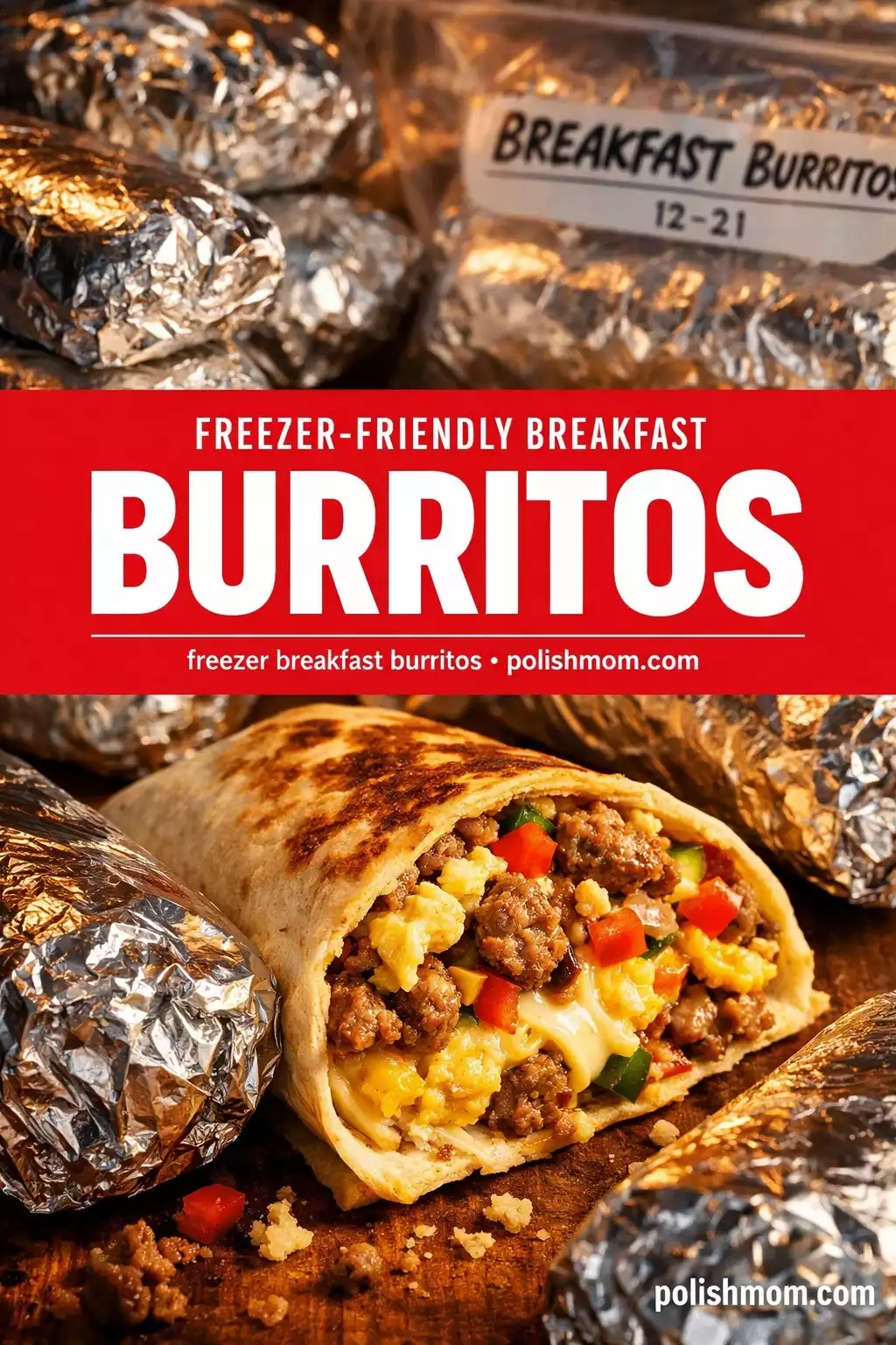 Freezer-Friendly Breakfast Burritos