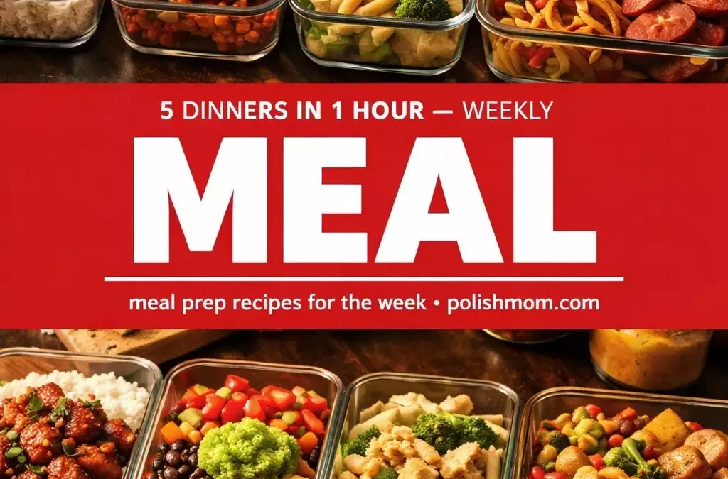 5 Dinners in 1 Hour — Weekly Meal Prep System
