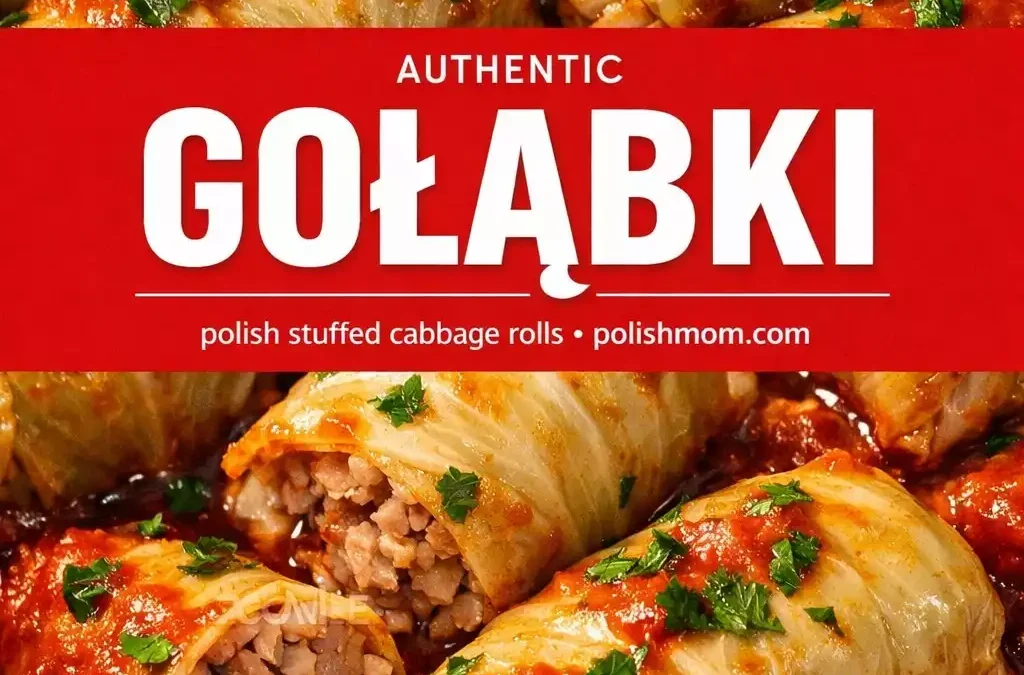 Gołąbki — Polish Stuffed Cabbage Rolls in Tomato Sauce (Freezer-Friendly)