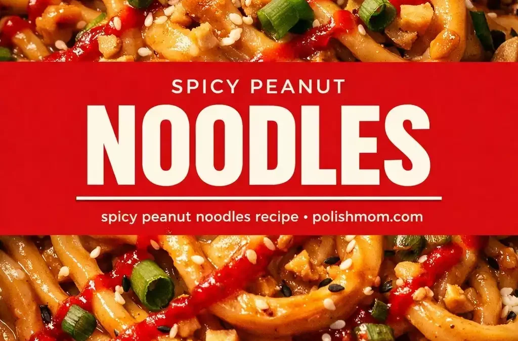 Spicy Peanut Noodles — 15 Minutes