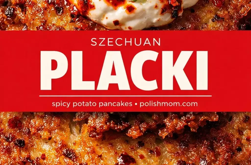 Szechuan Placki — Spicy Potato Pancakes