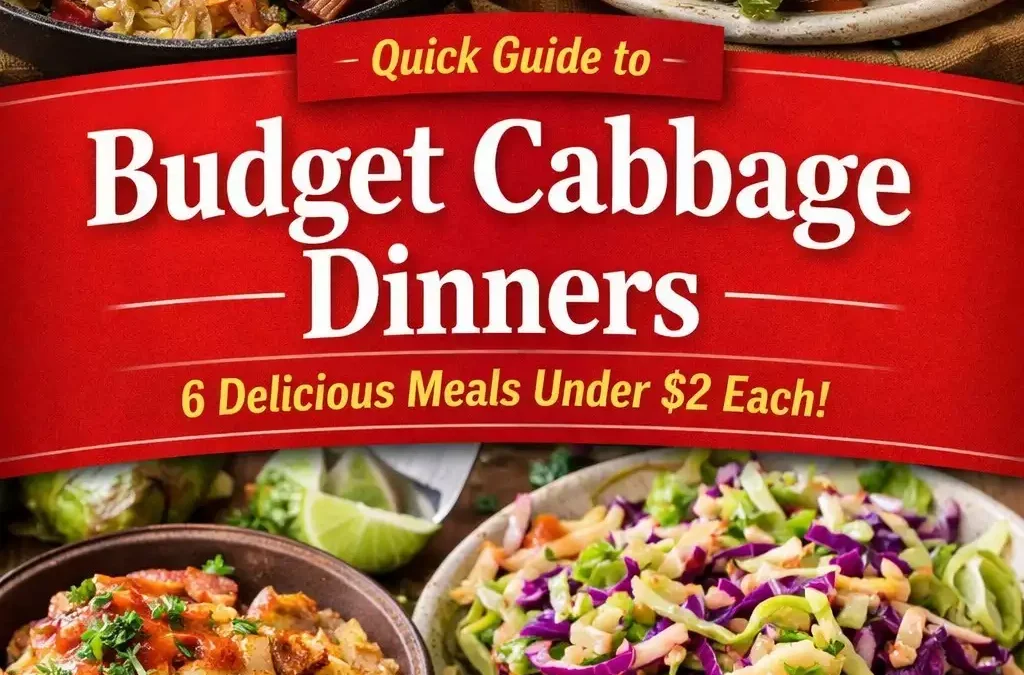 Budget Cabbage Dinners — 6 Ways to Love This $2 Vegetable