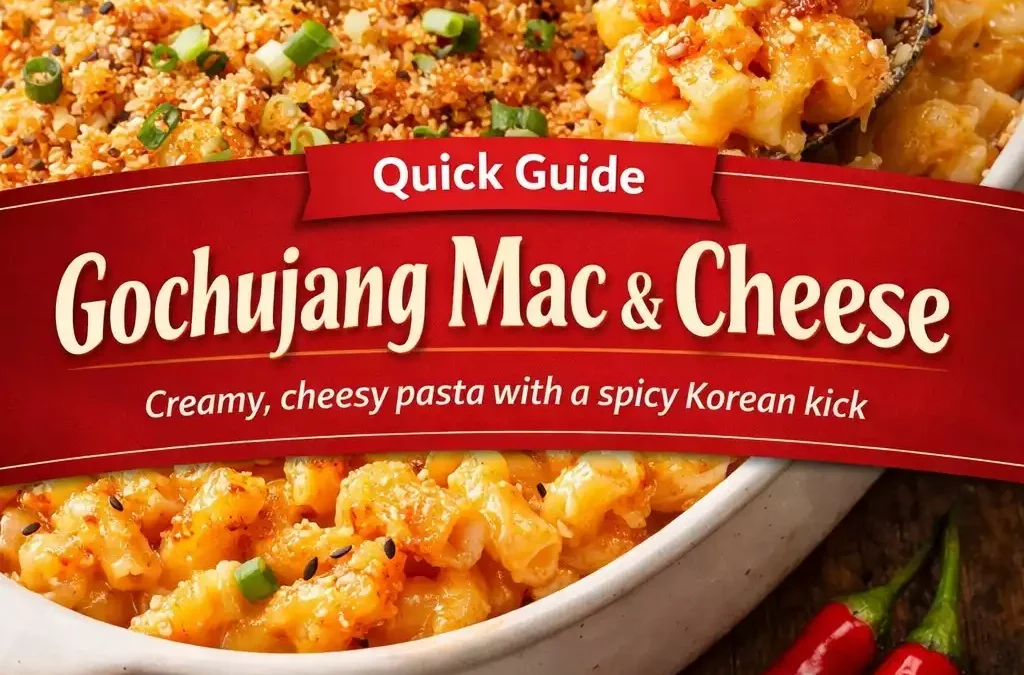 Gochujang Mac & Cheese — Spicy Korean Comfort Fusion
