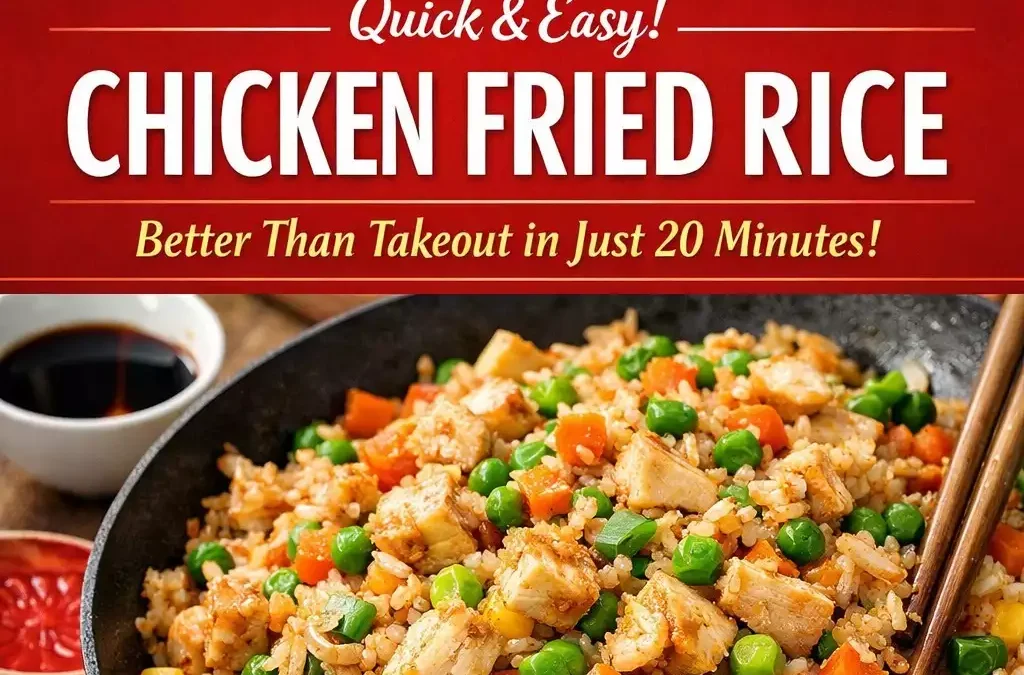 Chicken Fried Rice — Better Than Takeout, 20 Minutes