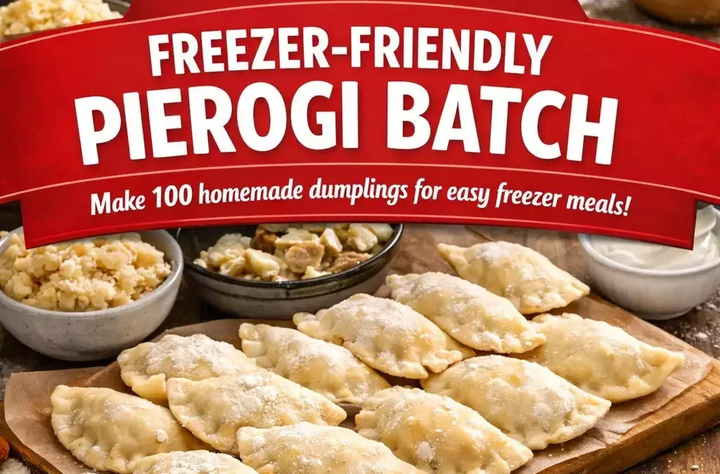 Freezer-Friendly Pierogi Batch (100 at a Time)