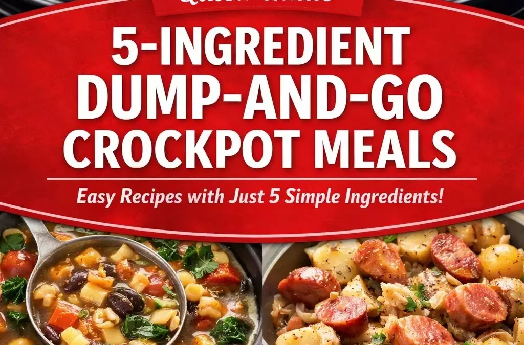 5-Ingredient Dump-and-Go Crockpot Meals — 5 Recipes