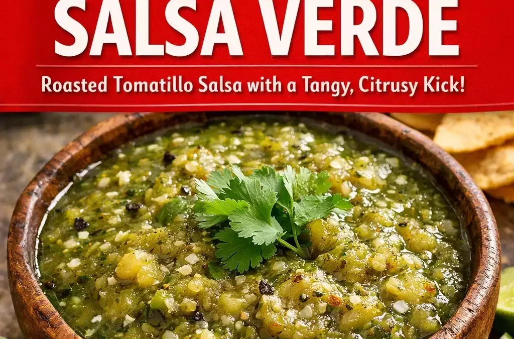 Salsa Verde — Roasted Tomatillo Salsa