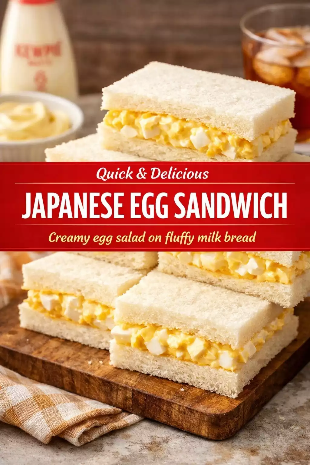 Japanese Egg Sandwich (Tamago Sando) — 10-Minute Lunch