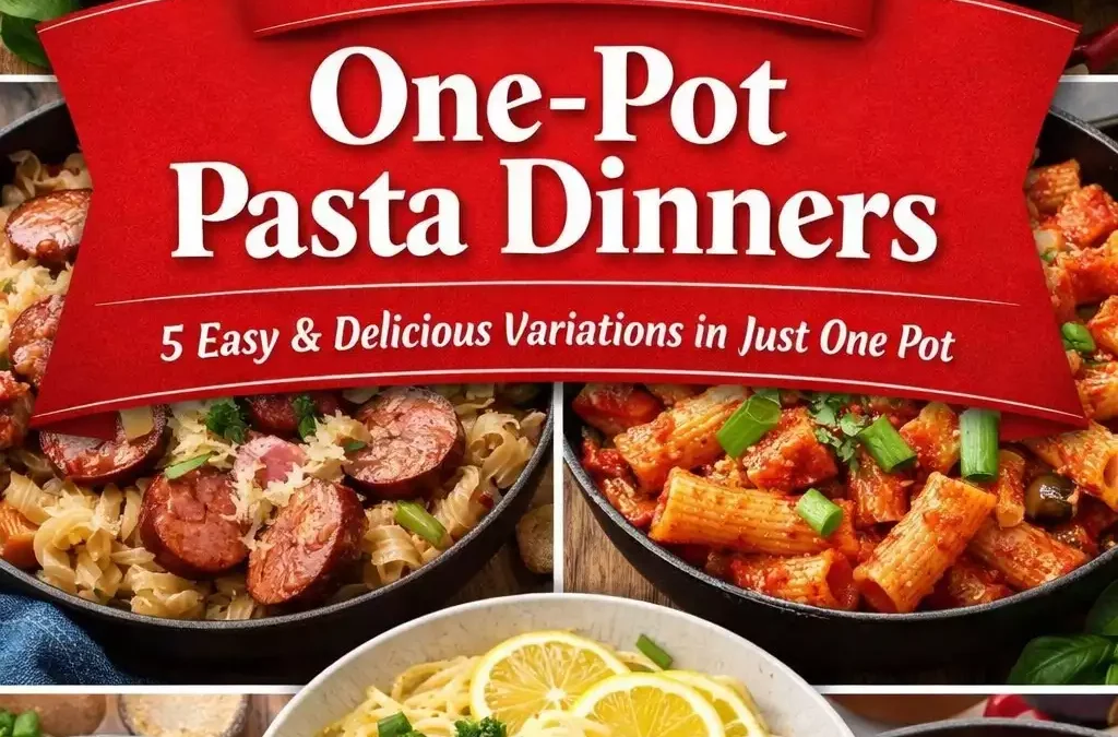 One-Pot Pasta Dinners — 5 Variations