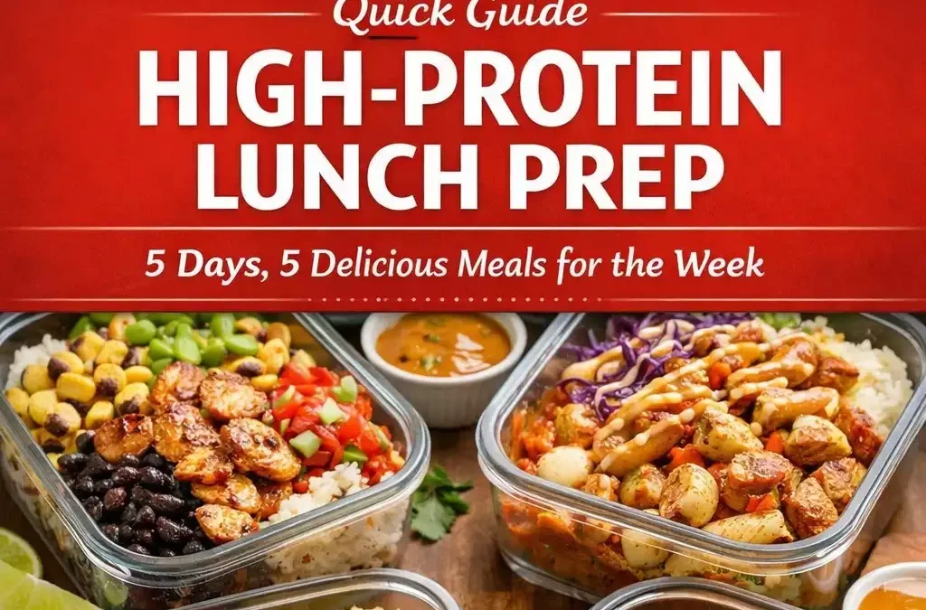 High-Protein Lunch Prep — 5 Days
