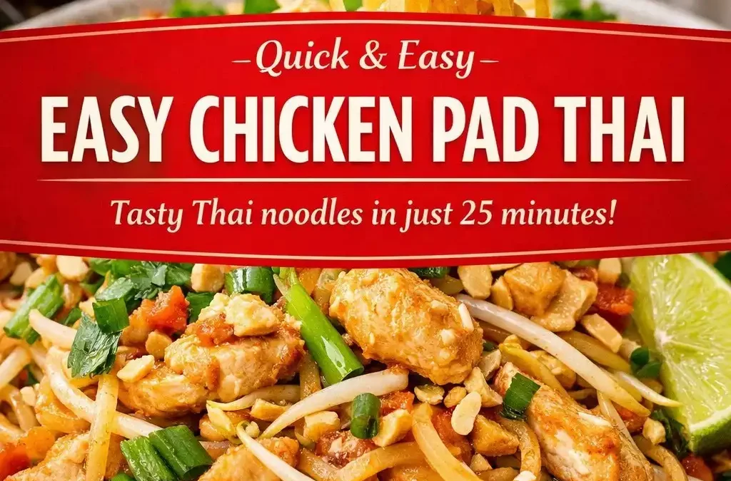 Easy Chicken Pad Thai — Better Than Takeout, 25 Minutes