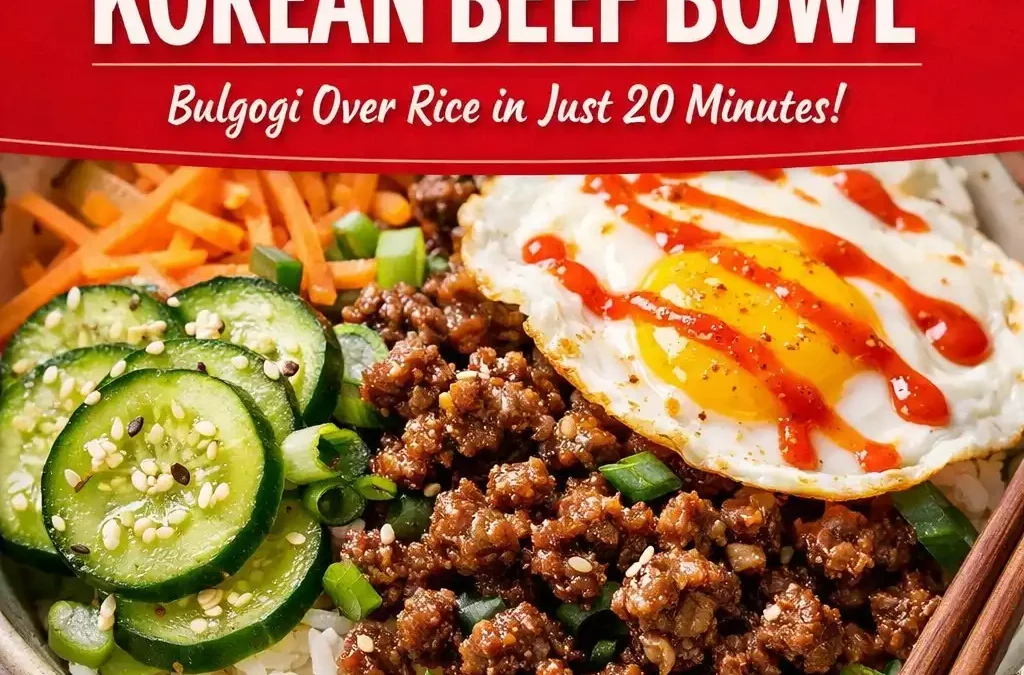 Korean Beef Bowl — Bulgogi Over Rice in 20 Minutes