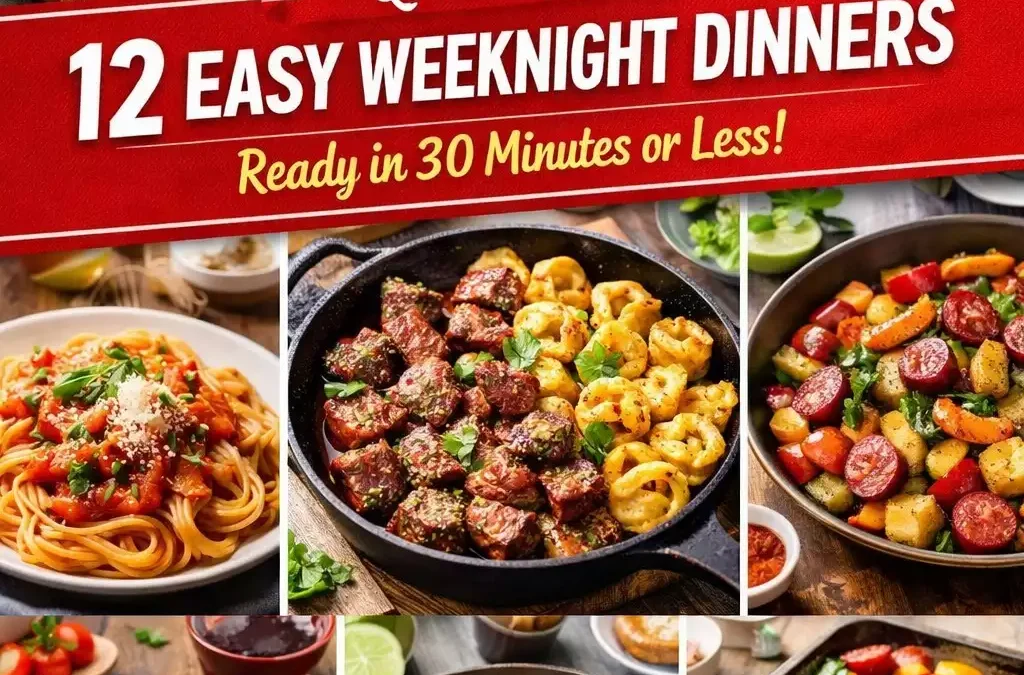 12 Easy Weeknight Dinners Ready in 30 Minutes
