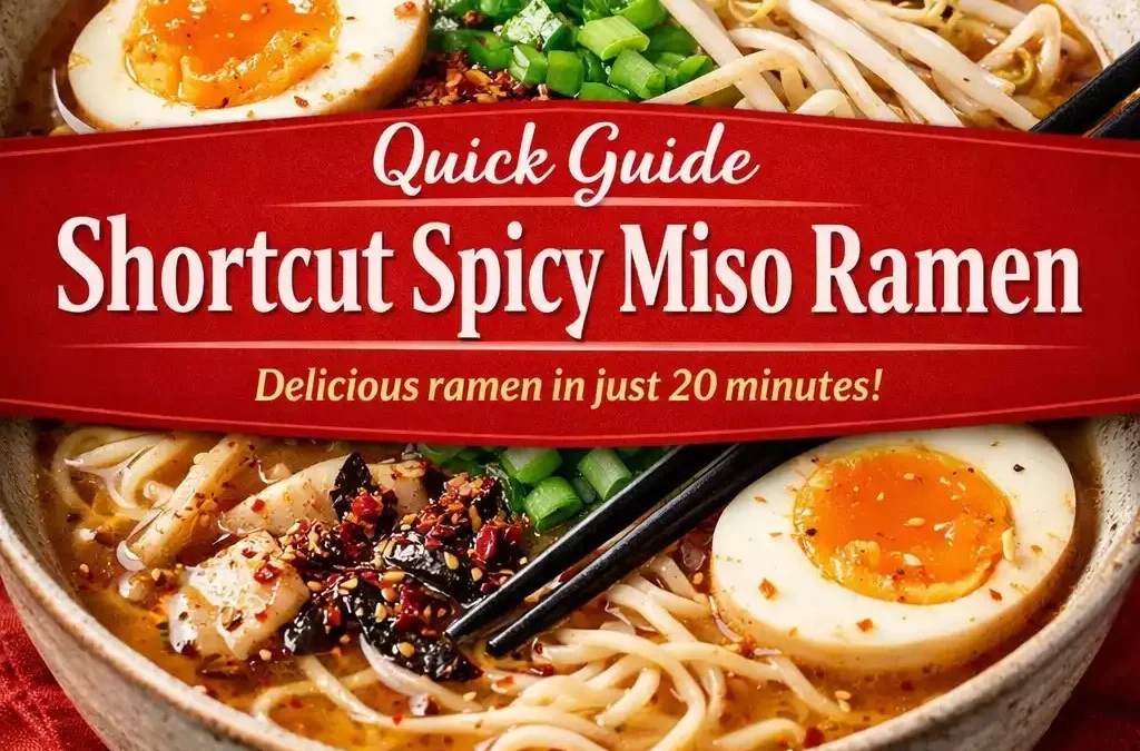 Shortcut Spicy Miso Ramen — 20 Minutes
