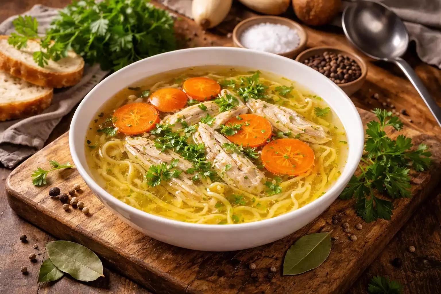 Rosół — Poland’s Golden Chicken Soup (Sunday Dinner Tradition)