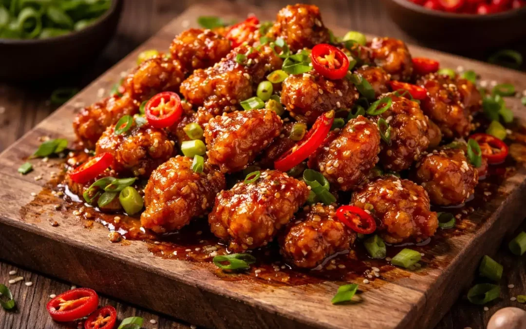 Spicy Dragon Chicken — Crispy, Sticky, Indo-Chinese Fire