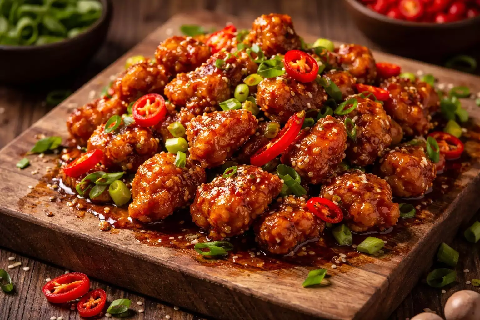 Spicy Dragon Chicken — Crispy, Sticky, Indo-Chinese Fire