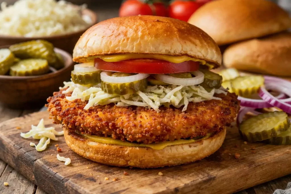 The Schabowy Burger — Poland’s Crunchiest Pork Sandwich (Schnitzel Meets Burger)