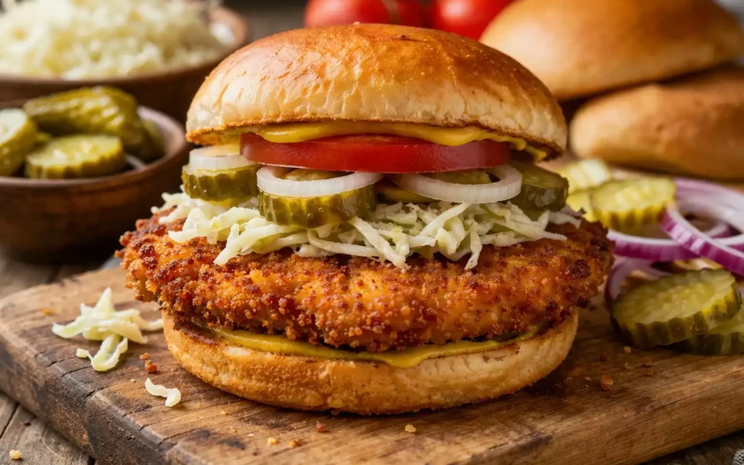 The Schabowy Burger — Poland’s Crunchiest Pork Sandwich (Schnitzel Meets Burger)