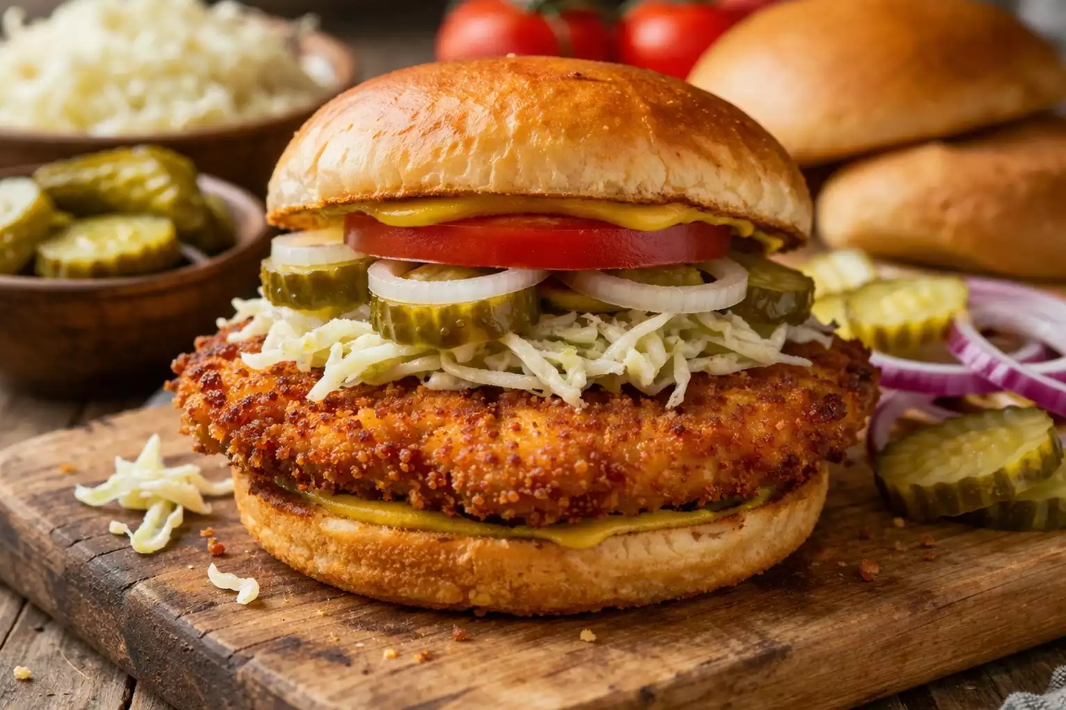 The Schabowy Burger — Poland’s Crunchiest Pork Sandwich (Schnitzel Meets Burger)