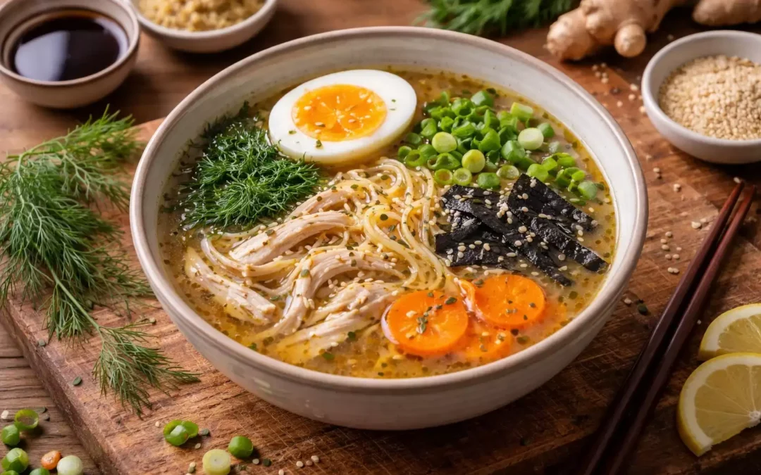Miso Rosół — Polish-Japanese Chicken Broth