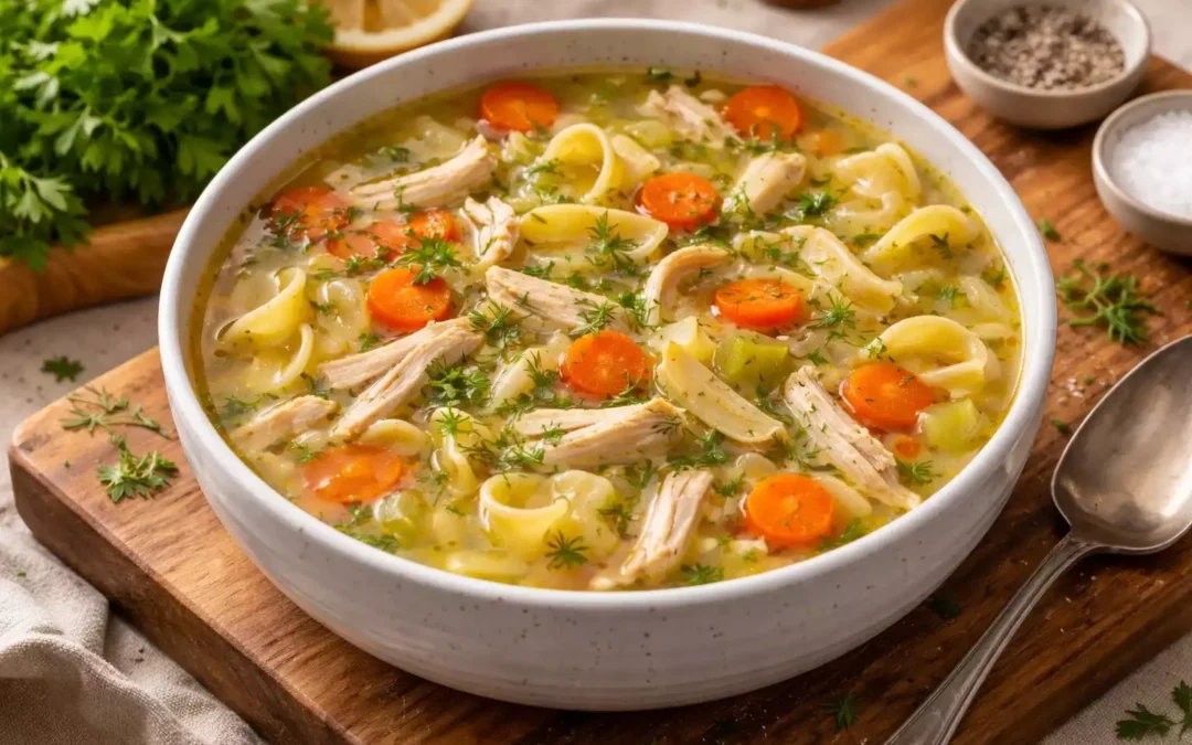 Chicken Noodle Soup From Scratch — The Real Thing, Not From a Can