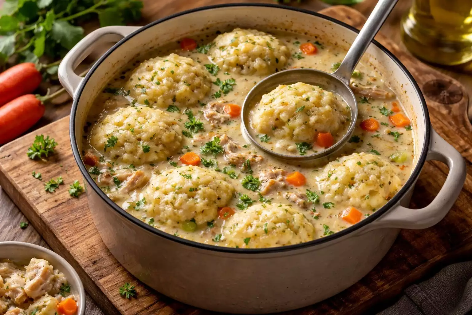 Chicken and Dumplings From Scratch — The American Comfort Soup That Heals Everything