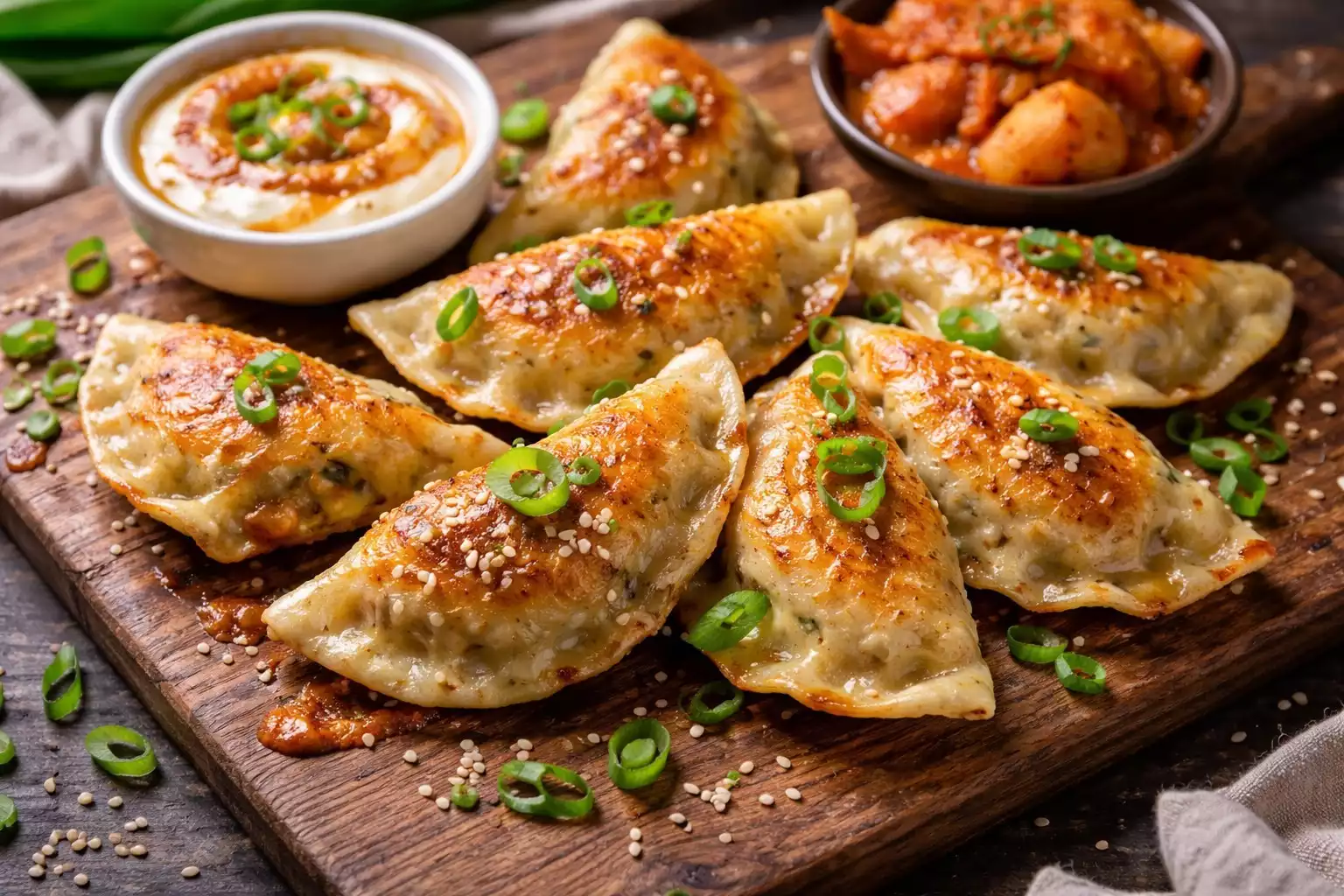 Kimchi Pierogi — Poland Meets Korea in a Dumpling