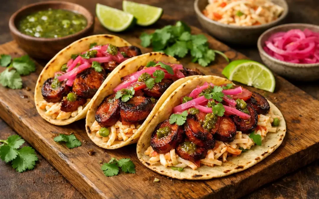 Chipotle Kielbasa Tacos — Smoky Polish-Mexican Fusion