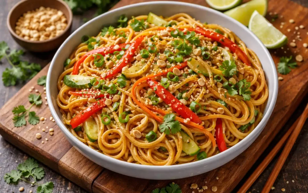 Spicy Peanut Noodles — 15 Minutes