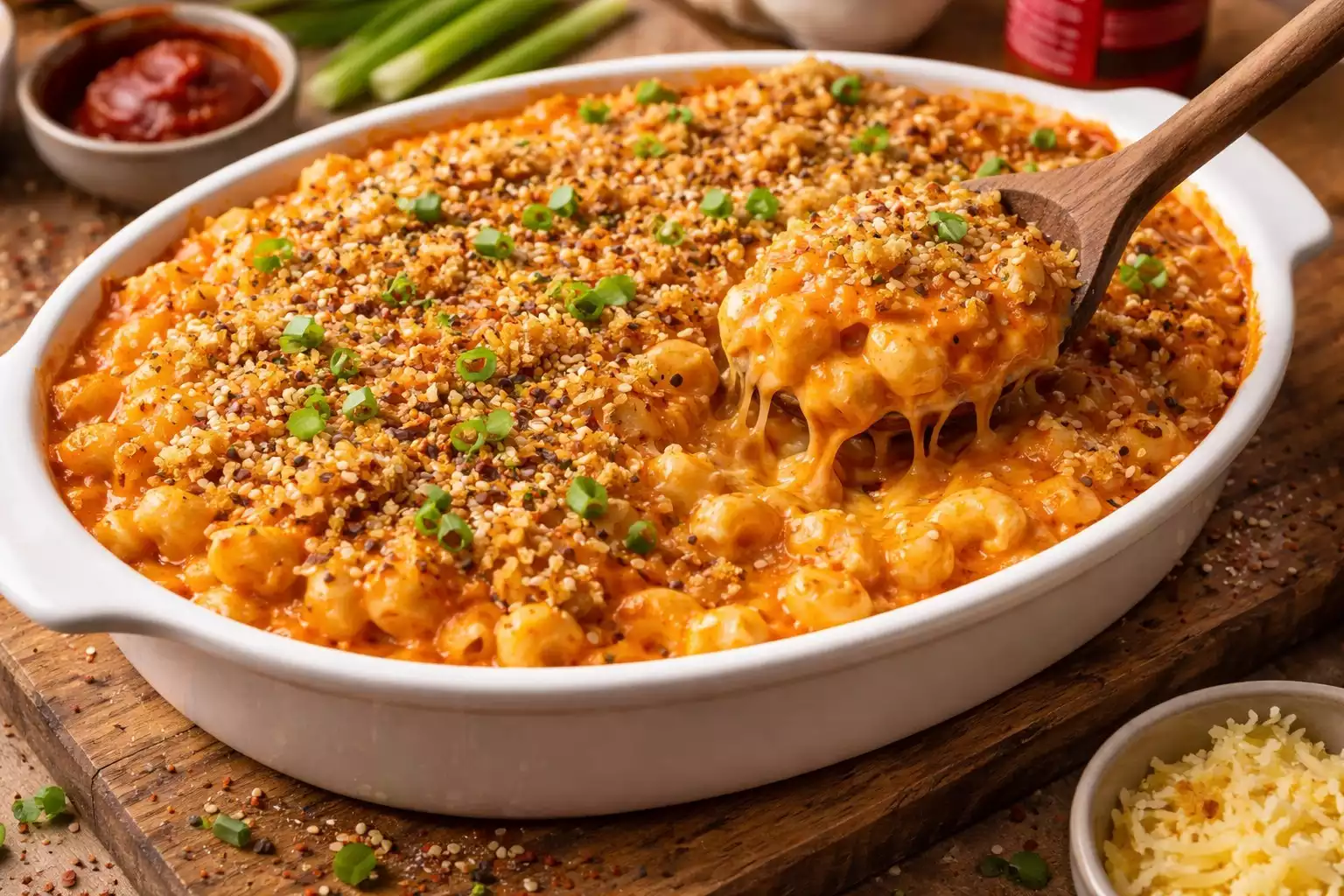 Gochujang Mac & Cheese — Spicy Korean Comfort Fusion
