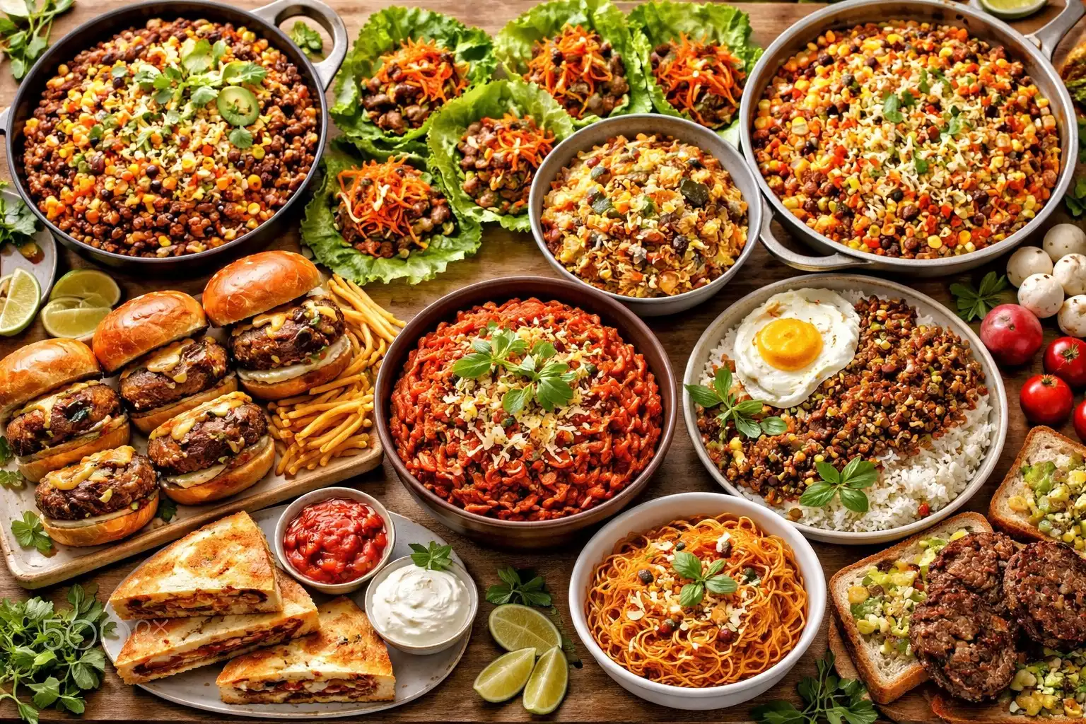 30-Minute Ground Beef Dinners — 10 Ways