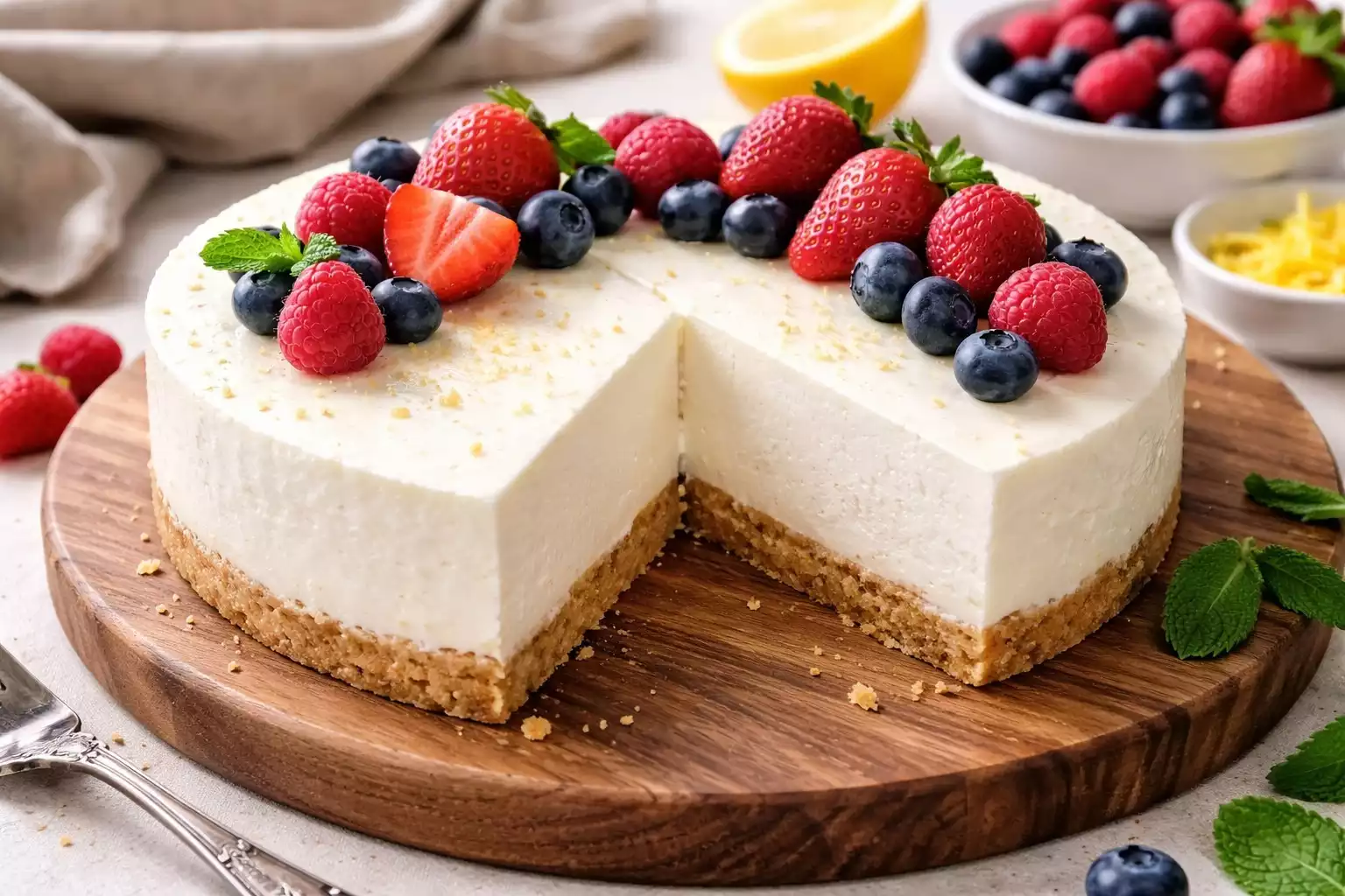 No-Bake Sernik — Polish Cheesecake That’s Lighter Than You Think