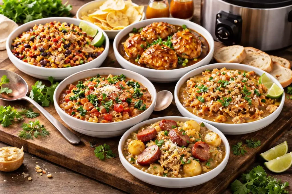 5-Ingredient Dump-and-Go Crockpot Meals — 5 Recipes