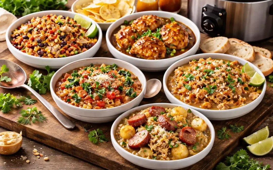 5-Ingredient Dump-and-Go Crockpot Meals — 5 Recipes