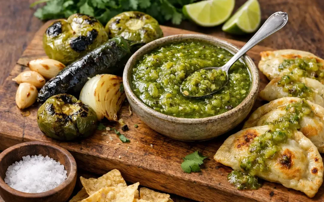 Salsa Verde — Roasted Tomatillo Salsa