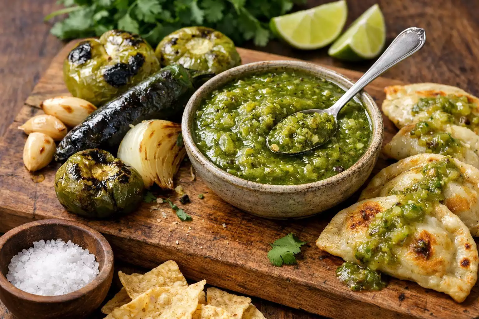 Salsa Verde — Roasted Tomatillo Salsa