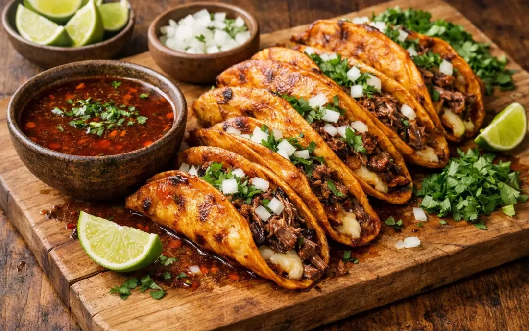 Slow Cooker Birria Tacos — Tender, Saucy, Worth the Hype