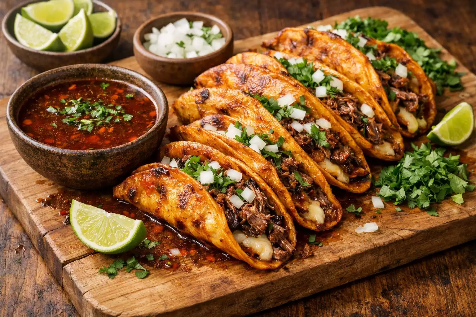 Slow Cooker Birria Tacos — Tender, Saucy, Worth the Hype