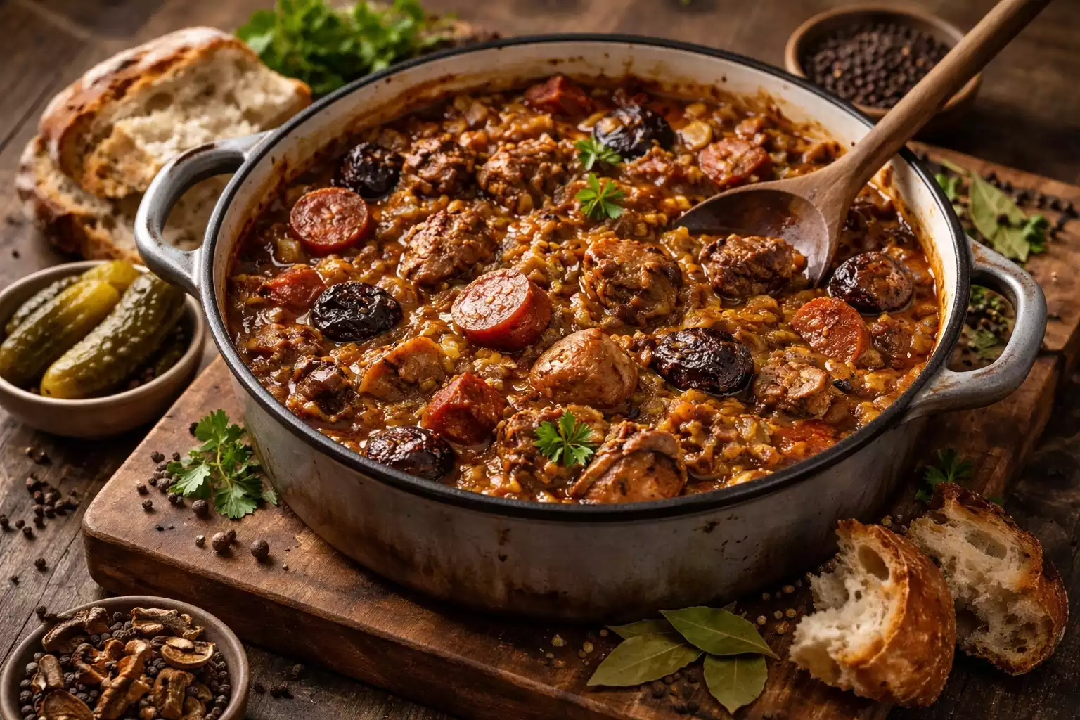 Bigos — Poland’s Legendary Hunter’s Stew (Better on Day Three)