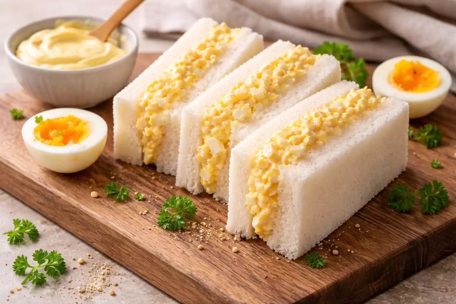 Japanese Egg Sandwich (Tamago Sando) — 10-Minute Lunch