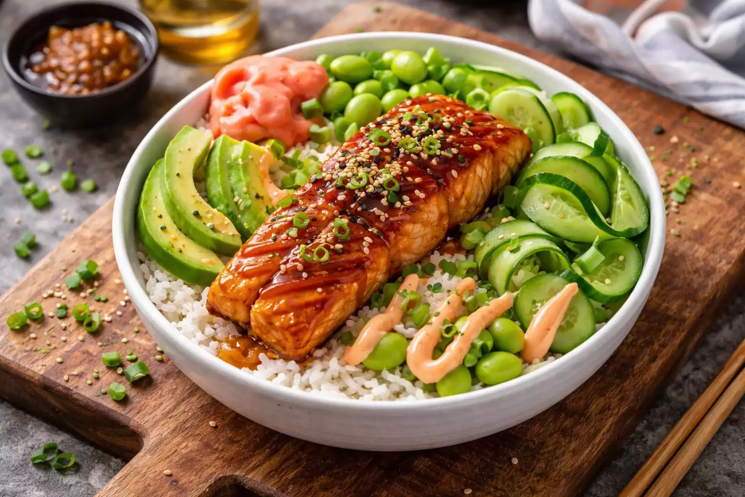 Teriyaki Salmon Bowl — 20-Minute Glossy Dinner