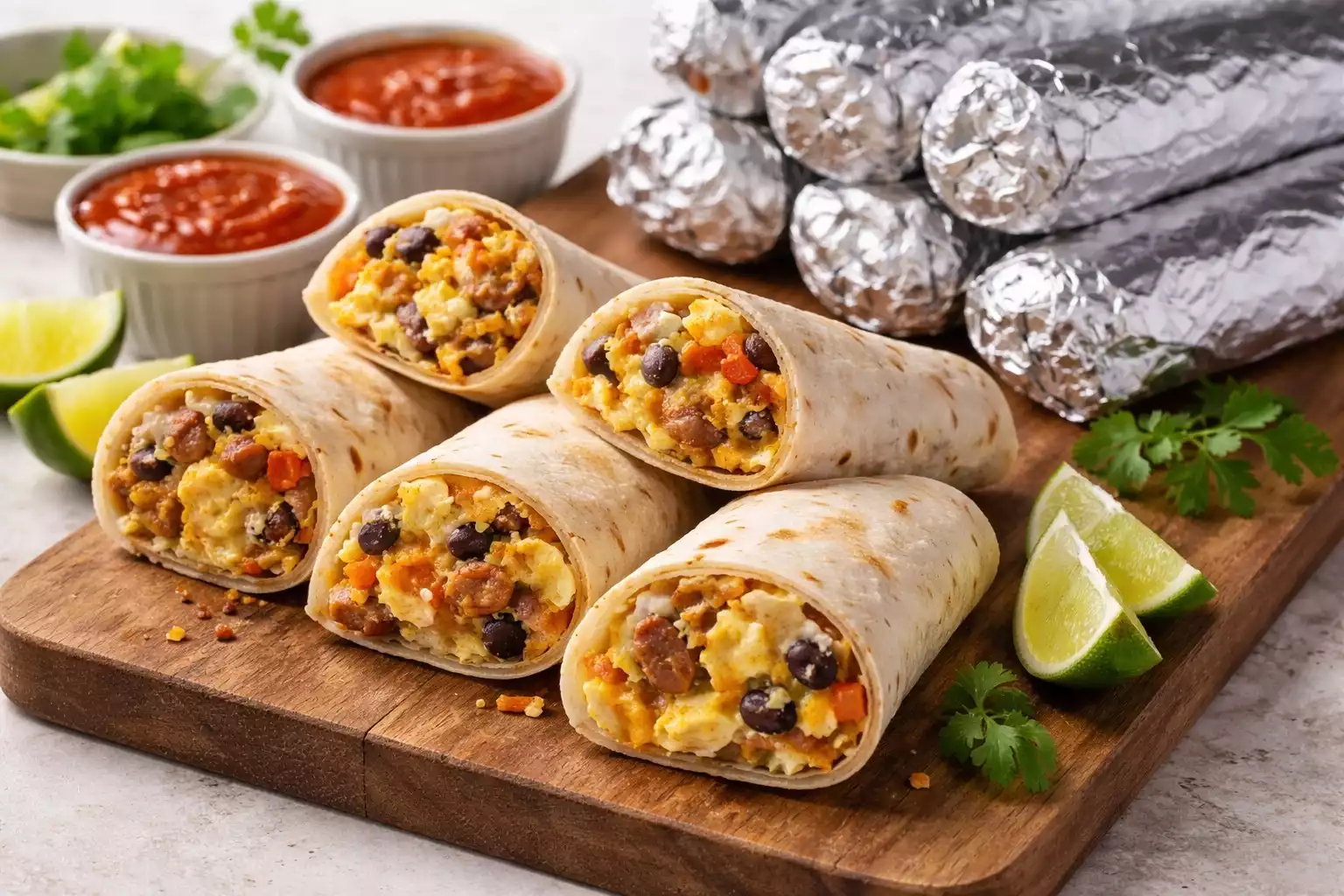 Freezer-Friendly Breakfast Burritos