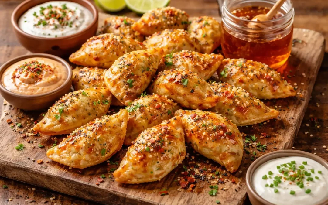 Spicy Honey Butter Pierogi Bites (Air Fryer)