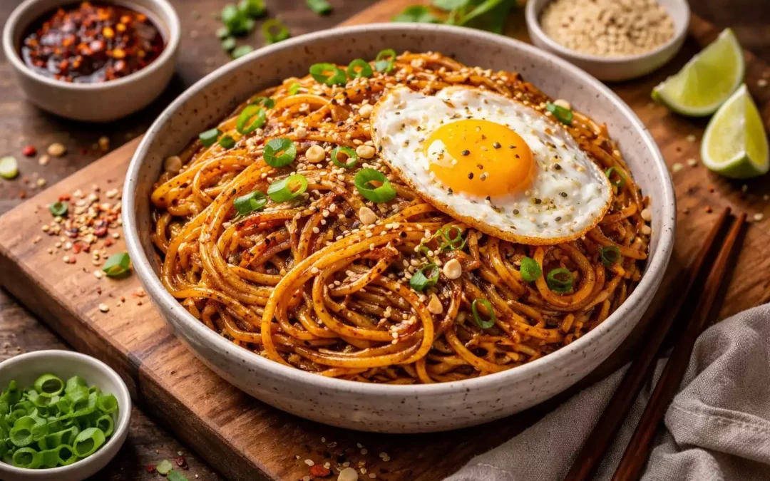 Chilli Crisp Noodles — 10 Minutes to the Best Lazy Dinner