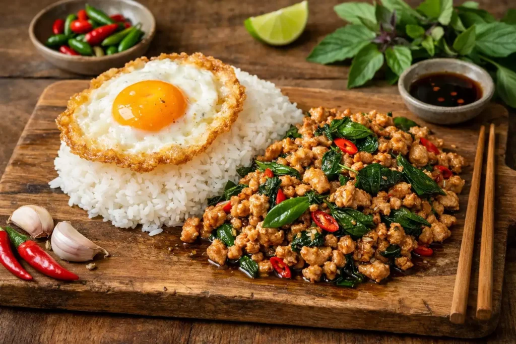 Thai Basil Chicken (Pad Krapow) — 15 Minutes