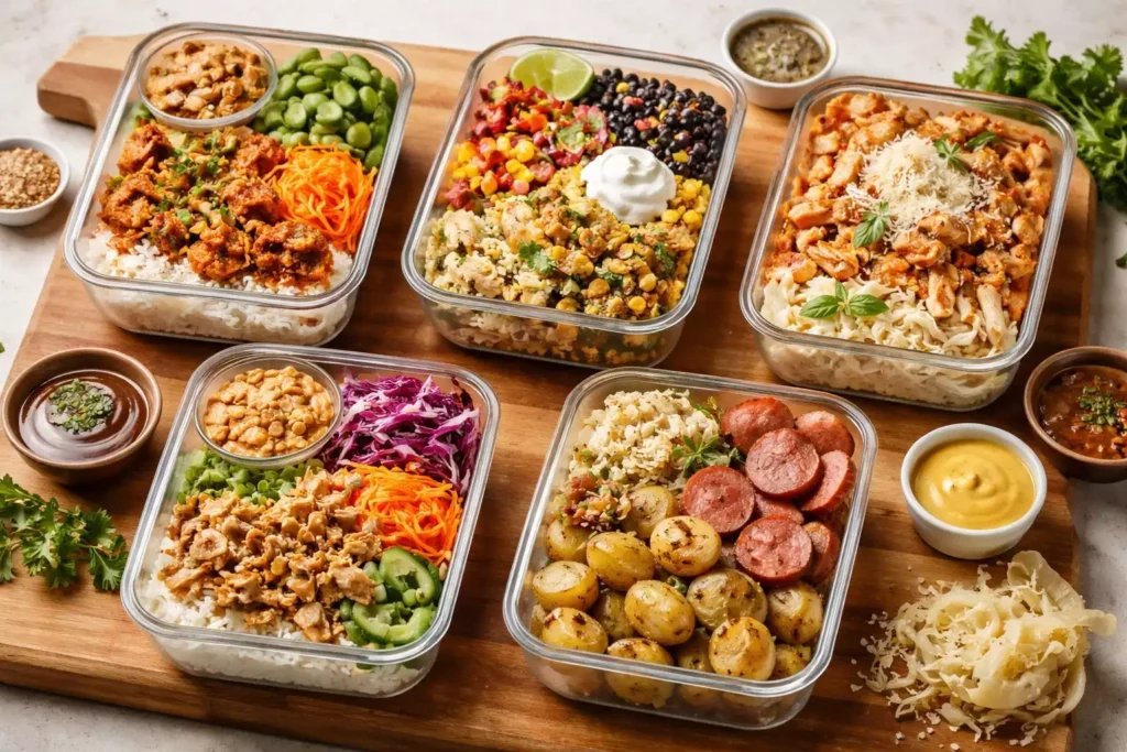High-Protein Lunch Prep — 5 Days