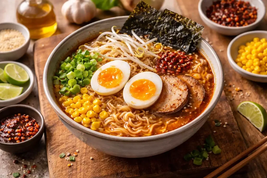 Shortcut Spicy Miso Ramen — 20 Minutes