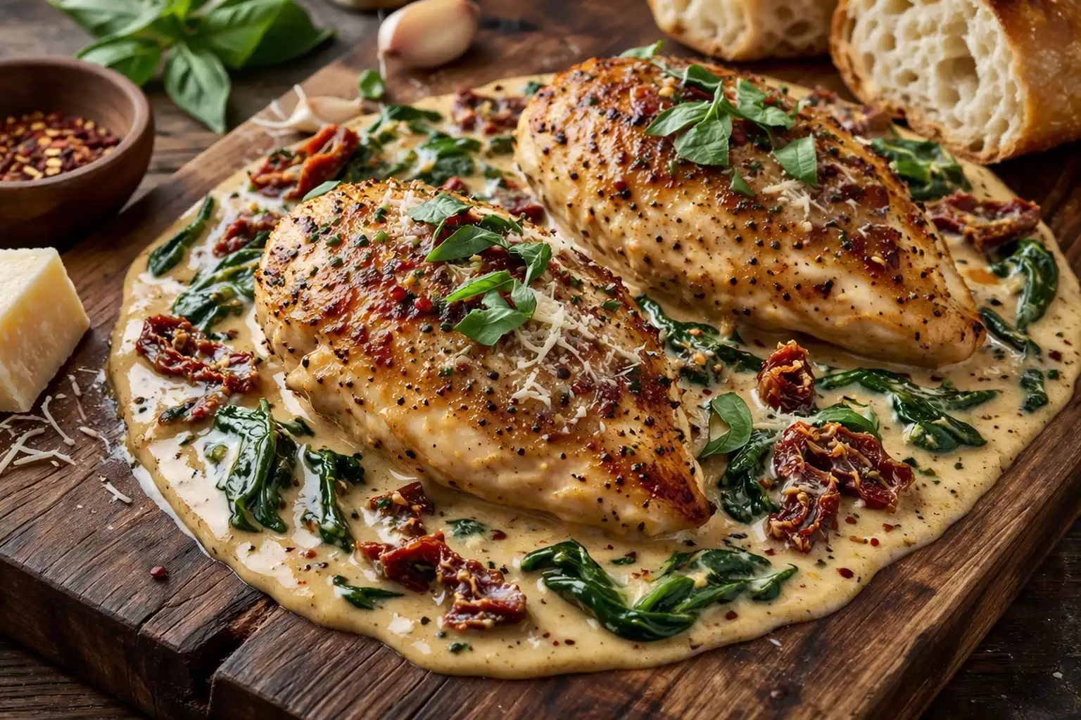 Creamy Tuscan Chicken — Italian Restaurant Flavours in 25 Minutes